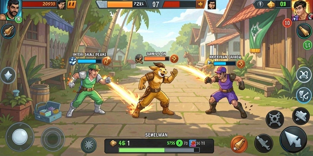 Level permainan yang menantang dan penuh kejutan.