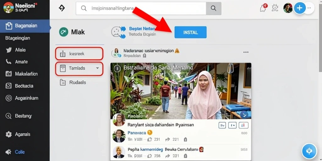 Screenshot menunjukkan komunitas aktif yang mendukung pemain.