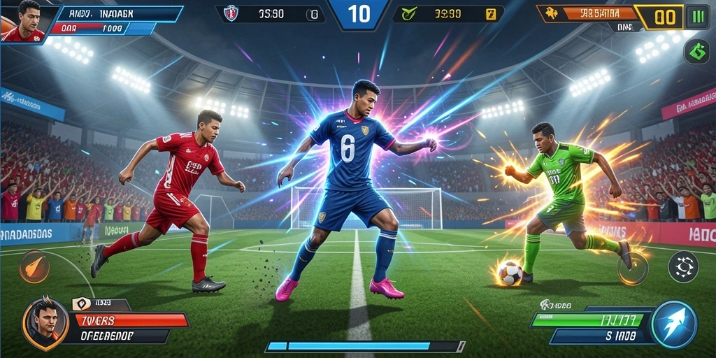 Tantangan seru di setiap level permainan.
