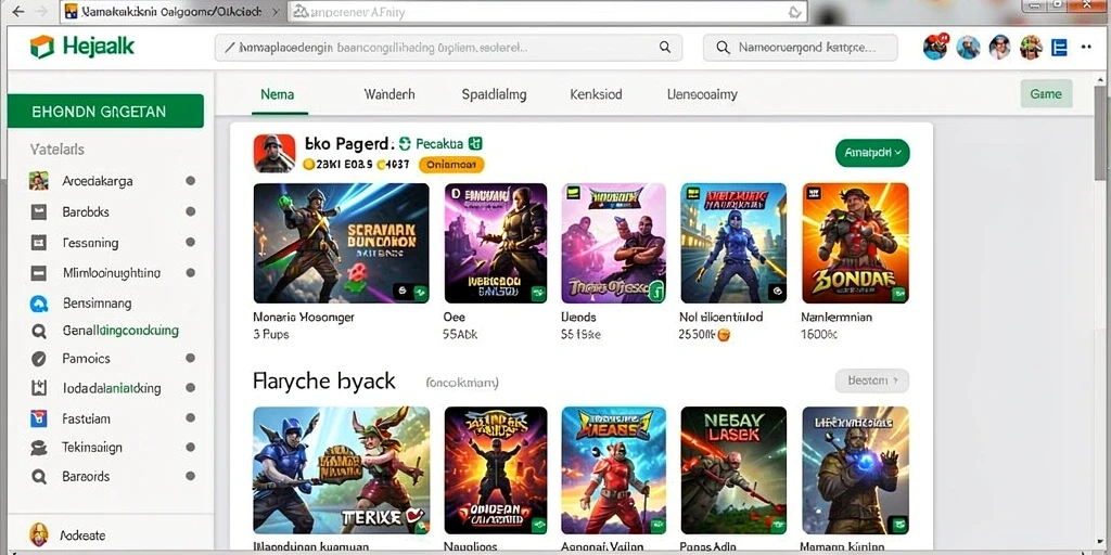 Layar utama aplikasi dengan info menarik dan bonus.